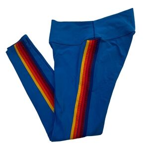 Aviator Nation EUC HI-RISE 5 STRIPE LEGGINGS